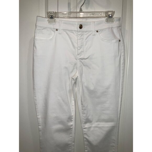 Chico’s So Slimming Girlfriend Ankle White Pants size 00 - Picture 3 of 6